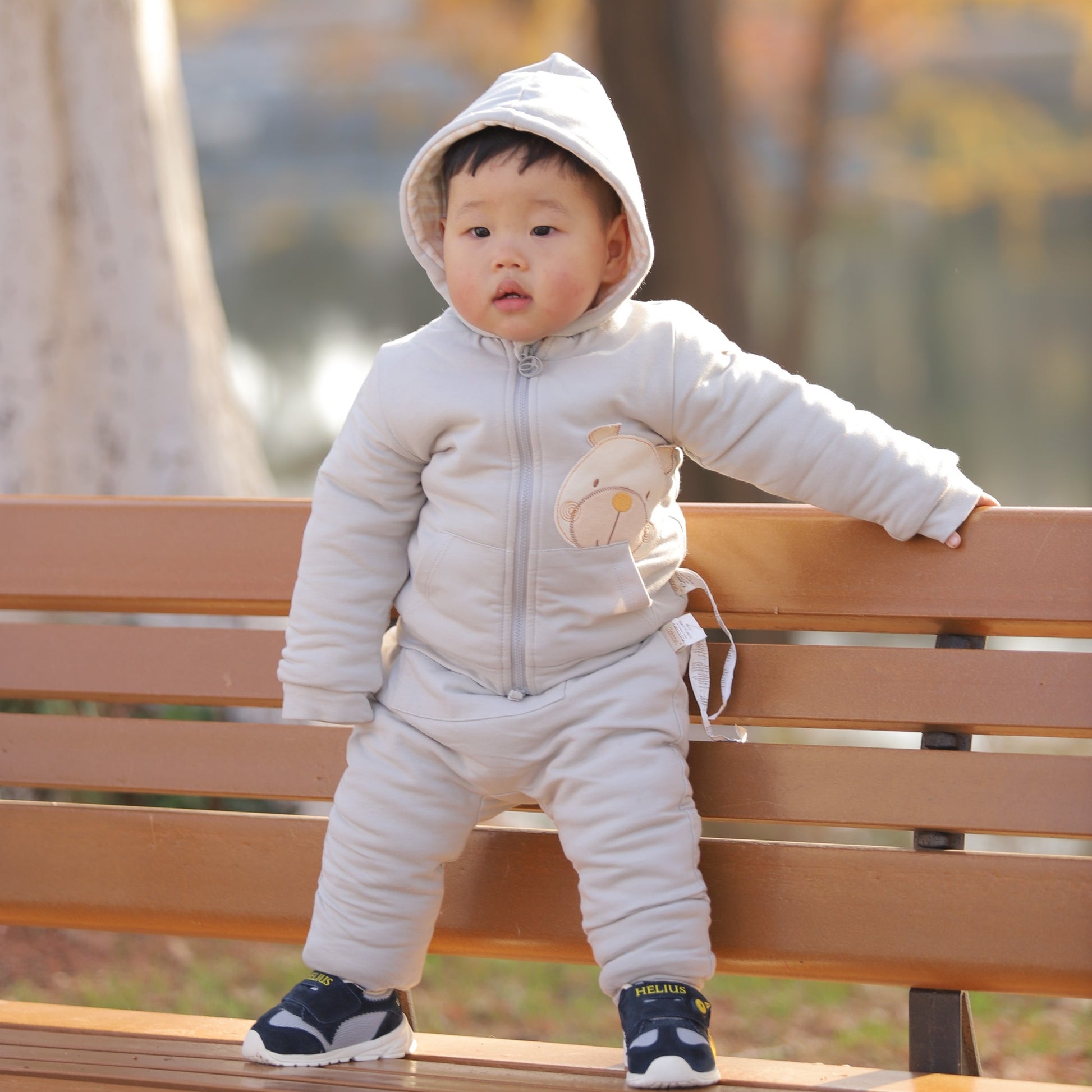 Organic Infant Snowsuit: 2-Pieces Boy Winter Clothes | Eotton