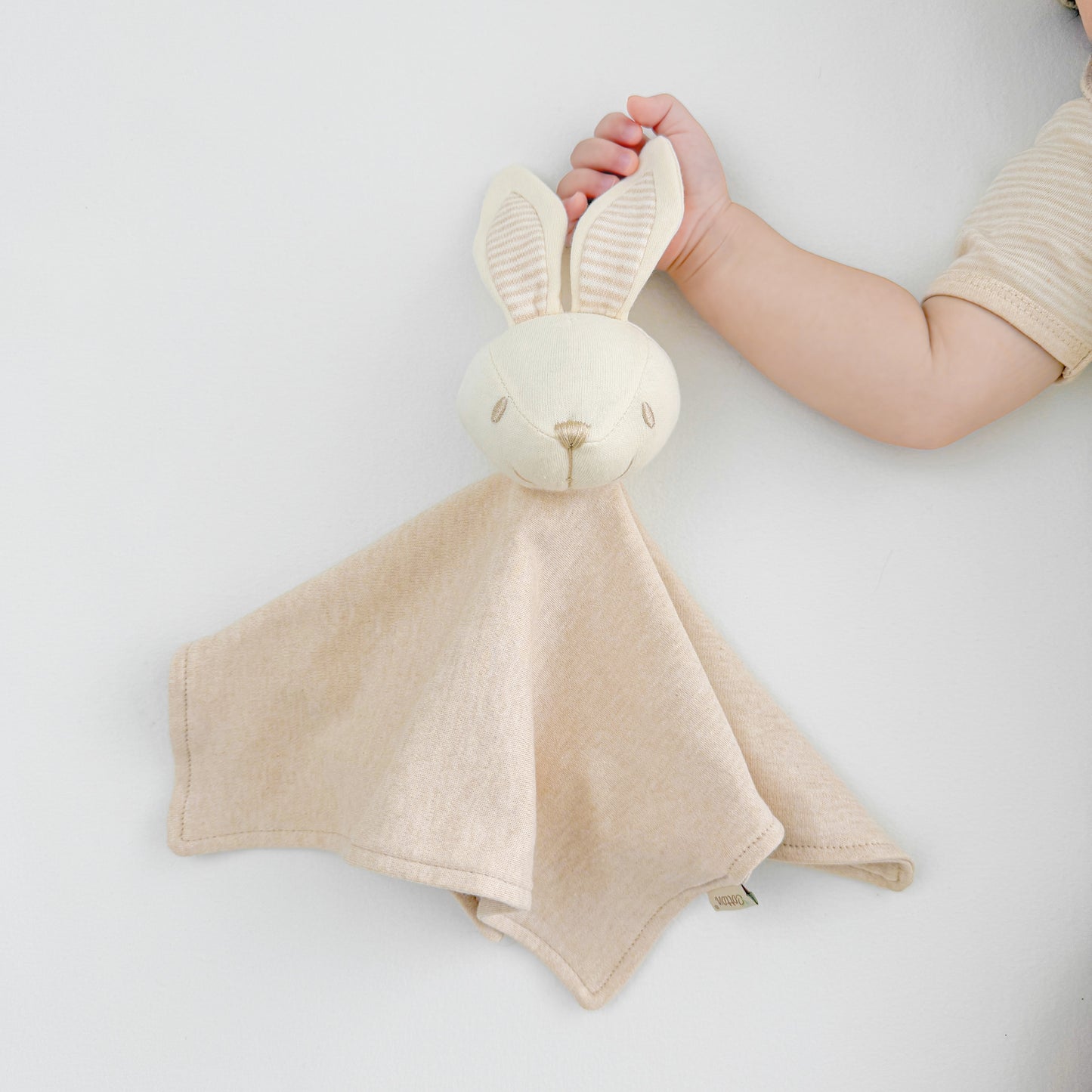 Baby Security Blanket Bunny Rabbit | Cozy Organic Comforter
