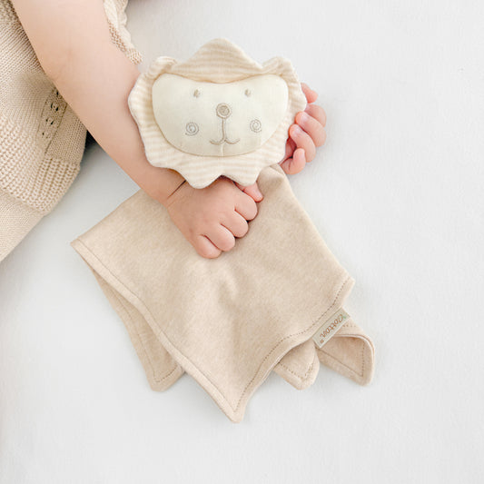 Lion Security Blanket: Organic Cotton Stuffed Animal Blanket