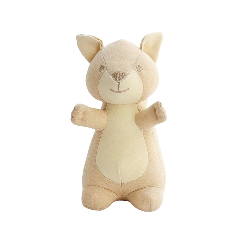 Best Newborn Toys | Soft Organic Stuffed Animals Toy Squirrel | Eotton Canada