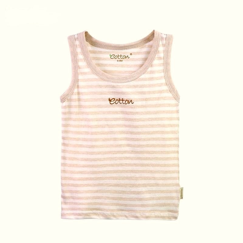 Baby Tank Top | Soft & Organic Toddler Clothing Stripe Single Jersey | Eotton Canada