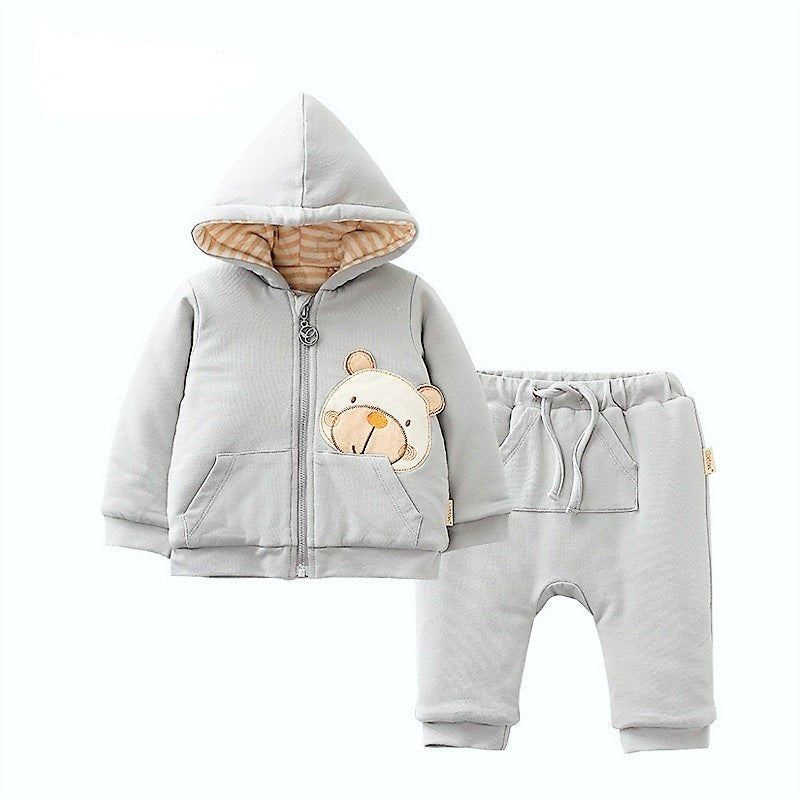 Organic Infant Snowsuit: 2-Pieces Boy Winter Clothes | Eotton