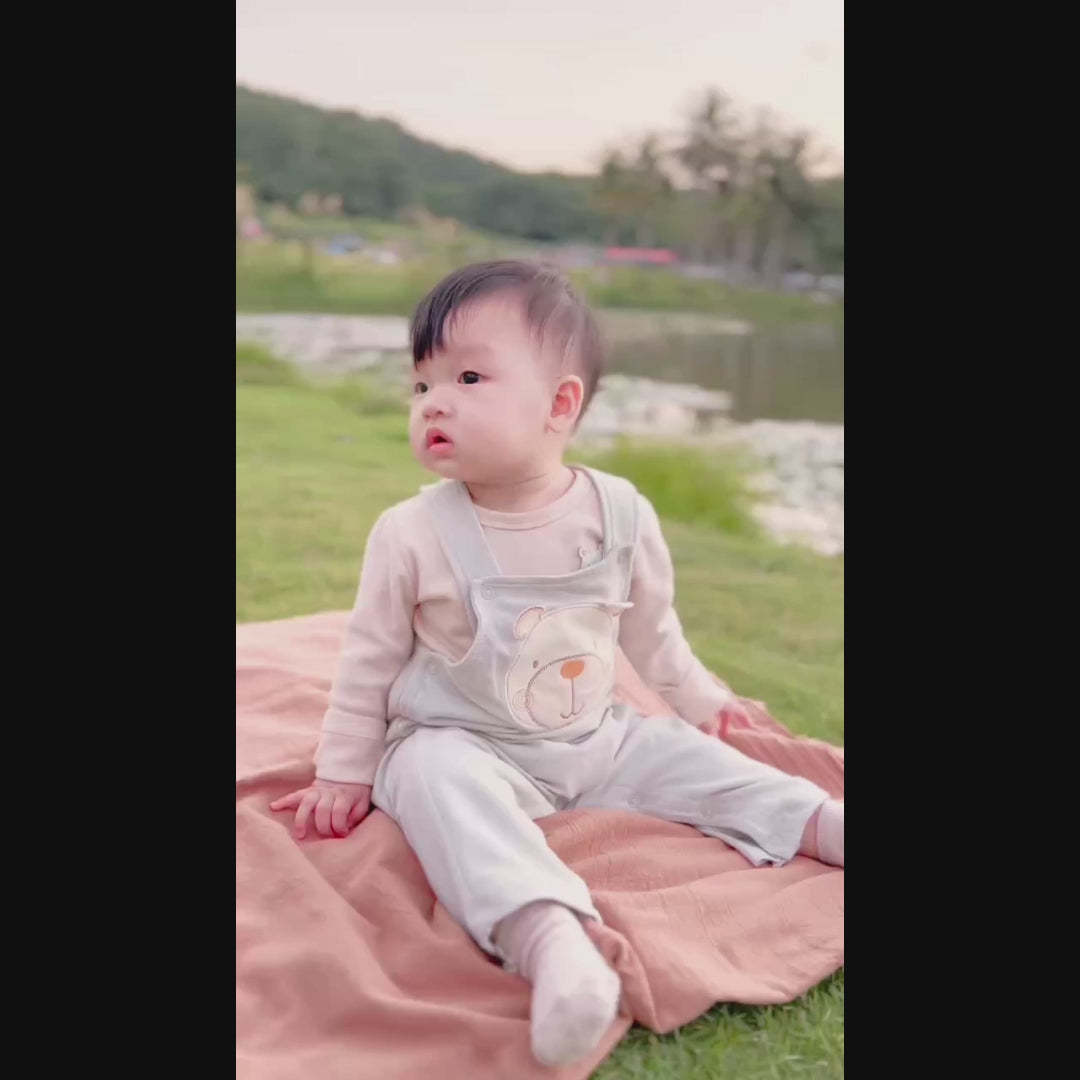 Baby Dungarees: Organic Cotton Baby Overall