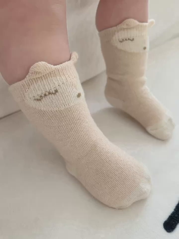 Organic Baby Socks - 4 pairs Set | Eotton Canada