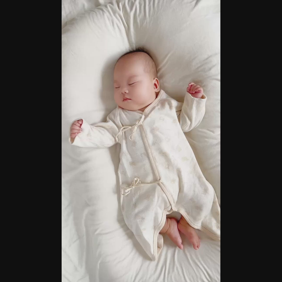 Kimono: Organic Cotton Newborn Romper