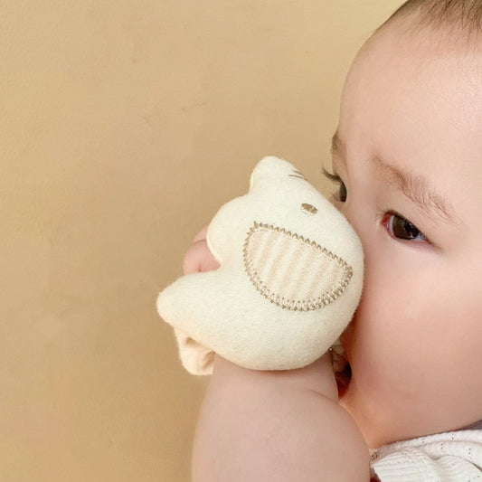 Organic Elephant Rattle: Soft Rattle Toys for Infant | Eotton Canada