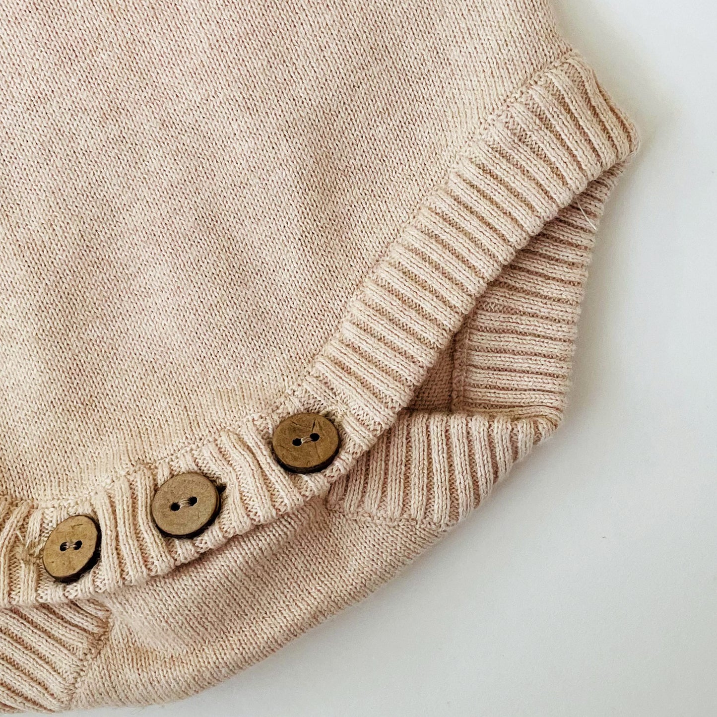 Cozy Newborn Sweater: Organic Knitted Baby Bodysuit