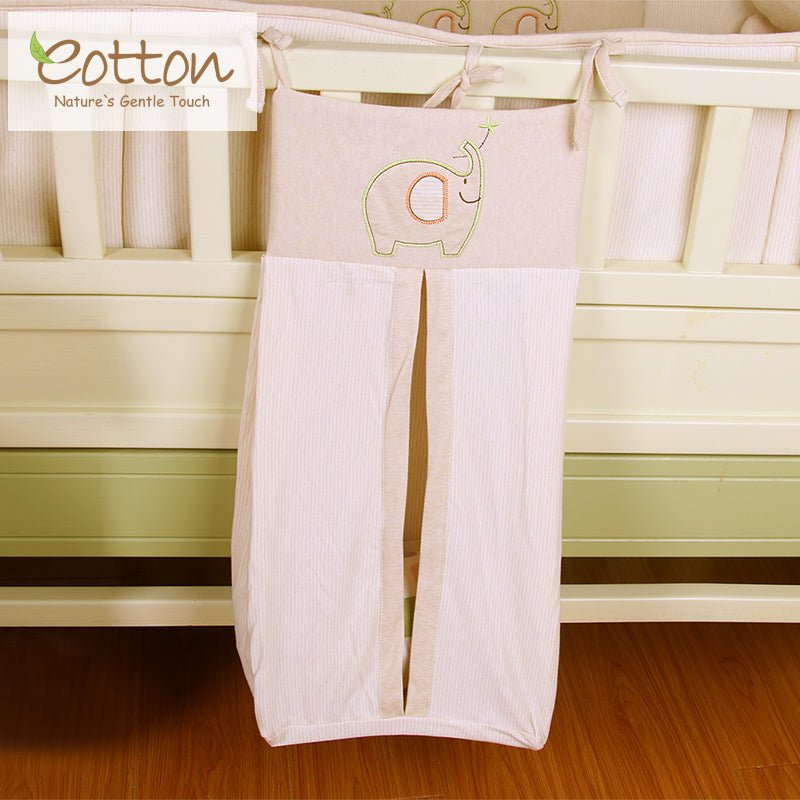Baby Bedding Set: Crib Bumper Crib Sheet & Diaper Bag