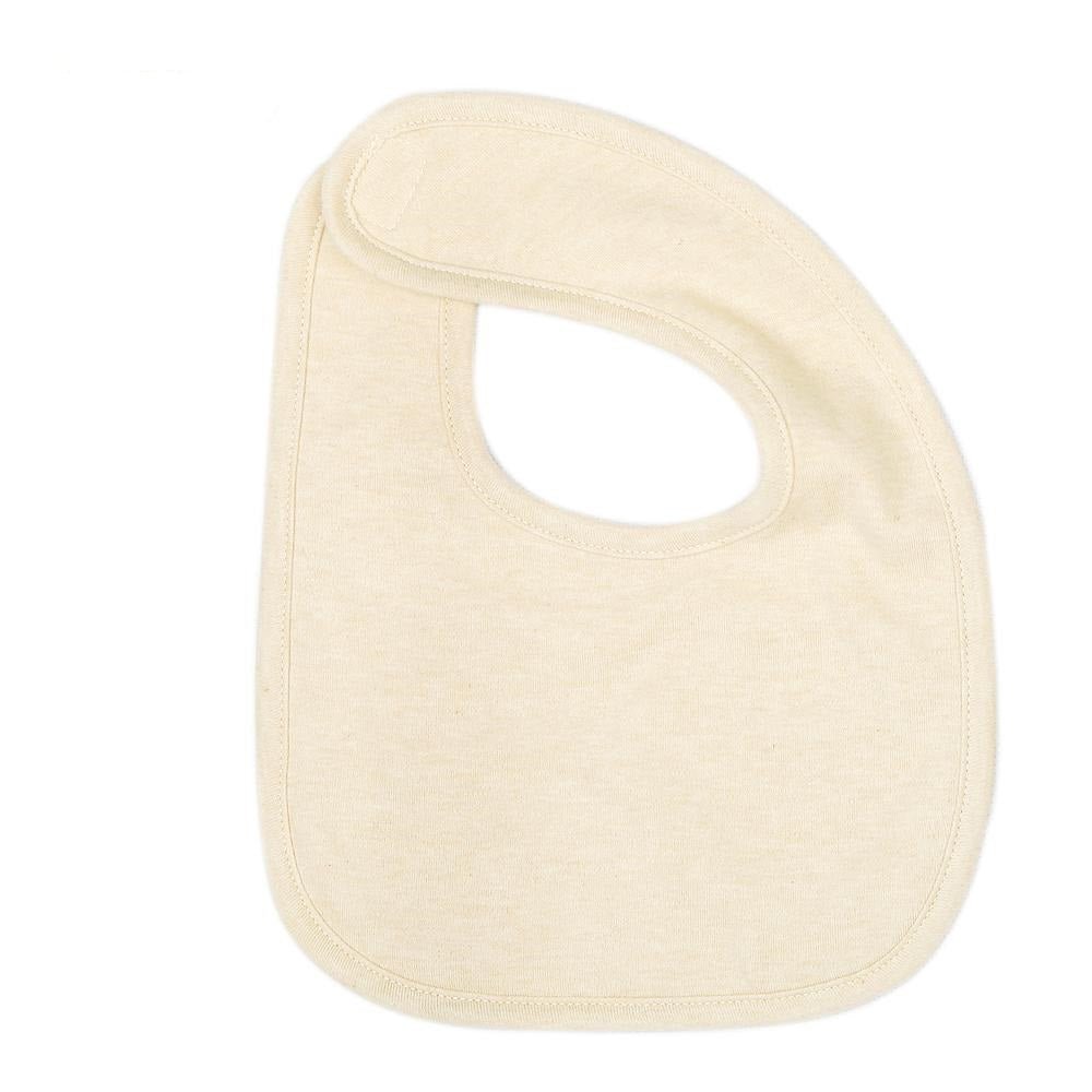 Organic Cotton Newborn Baby Bibs light caramel color | Eotton Canada