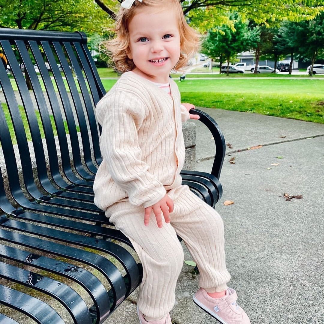 Organic Cotton Newborn Baby Sweater Suit | Sweater Cardigan Sets - EottonCanada