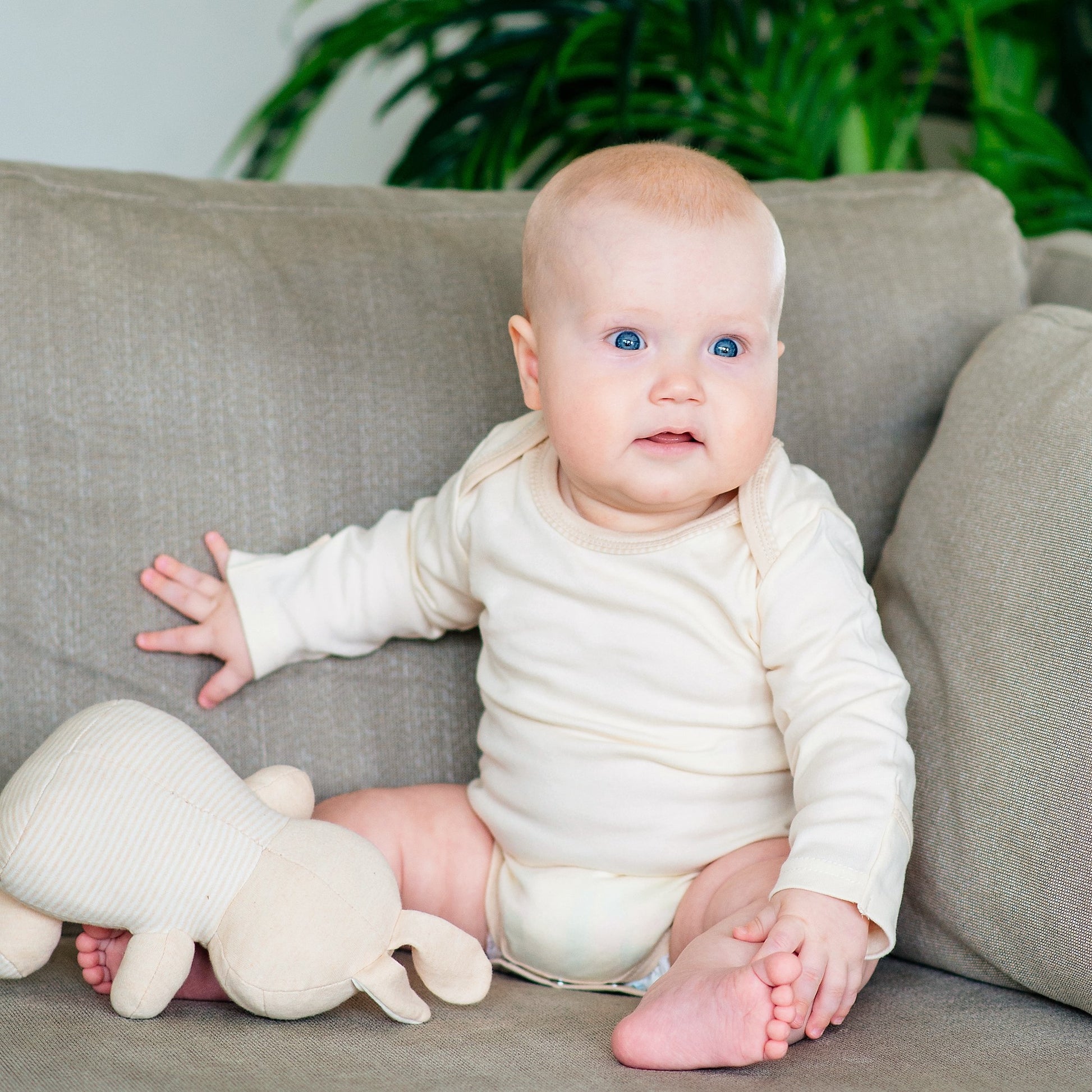 3-Pack Organic Cotton Long Sleeve Bodysuits | Eotton Canada