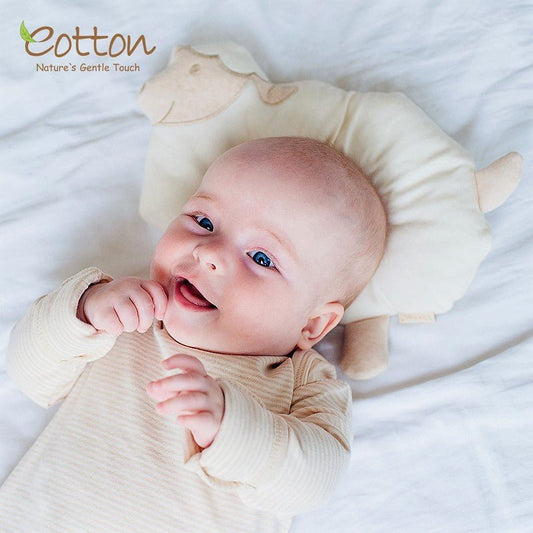 Soft Newborn Pillow | Organic Stuffed Animal Baby Pillow - EottonCanada