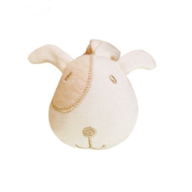 Organic Handmade Baby Sensory Toy Rattle - Puppy