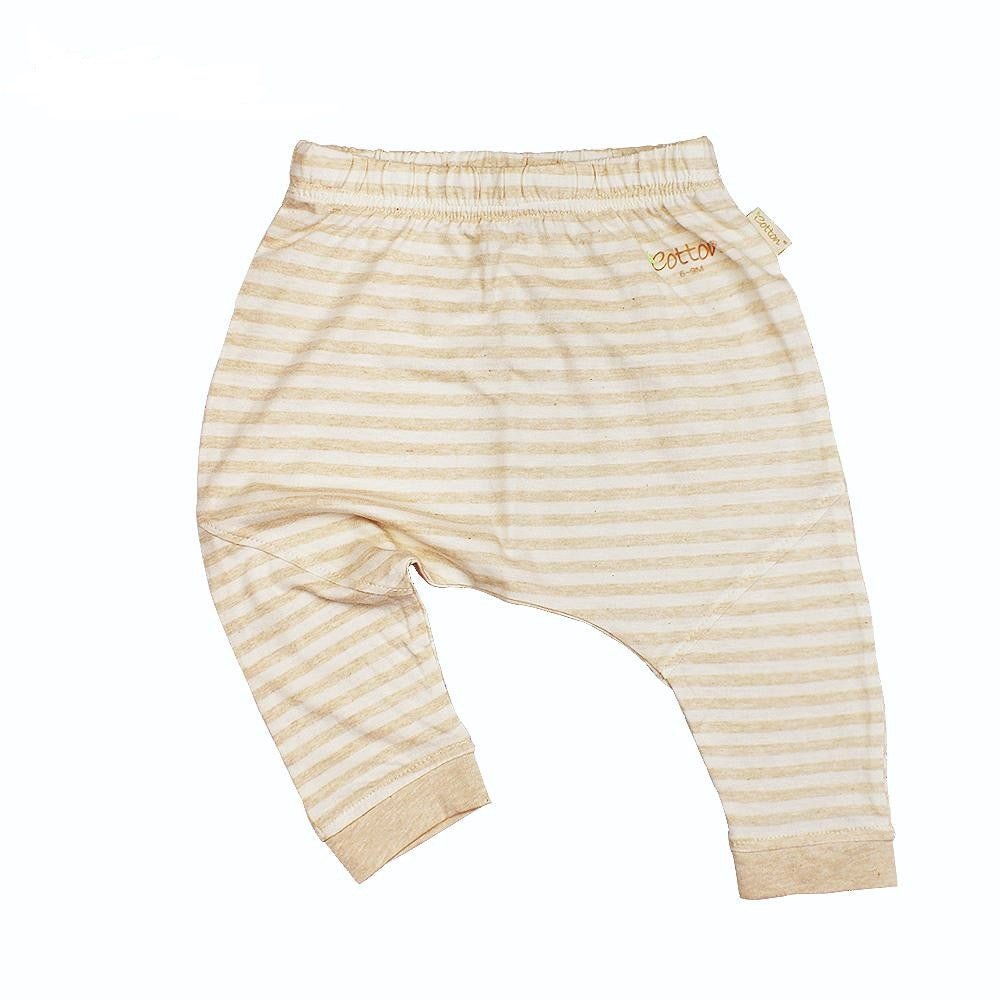 Harem Pants: Organic Newborn Leggings stripe single jersey