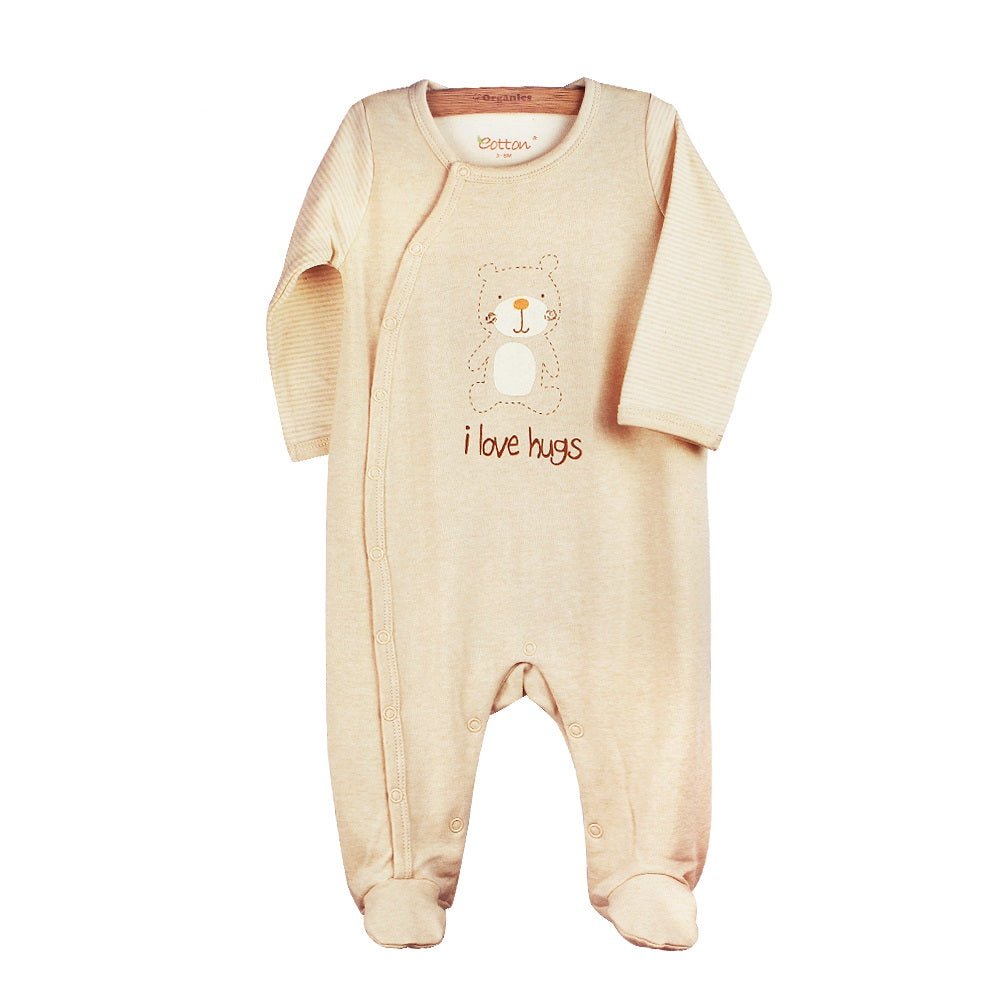 Best Baby Clothes: Organic Side Snap Footie Romper