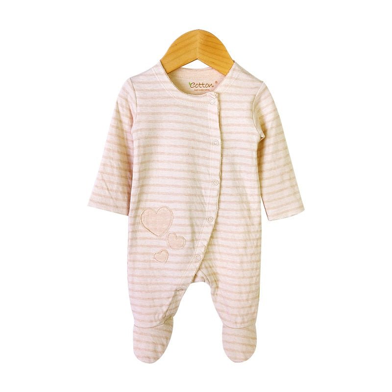 Organic Baby Footies: Long Sleeve Newborn Footed Romper | Eotton