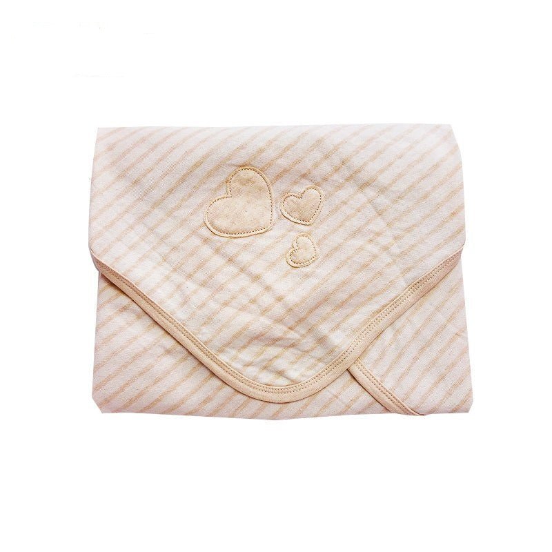 Muslin Blanket: Buttery Soft Newborn Baby Blankets with embroidery hearts | Eotton