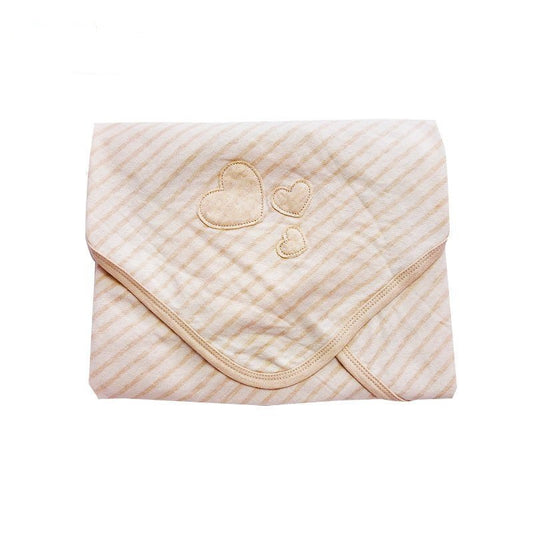 Muslin Blanket: Buttery Soft Newborn Baby Blankets with embroidery hearts | Eotton