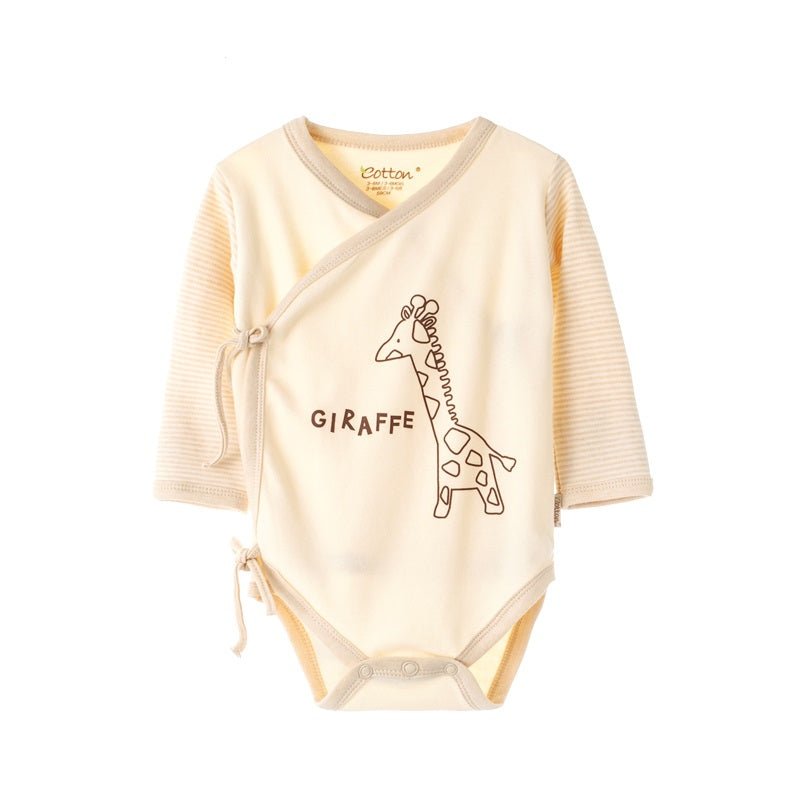 Organic Baby Long Sleeve Kimono One-Piece