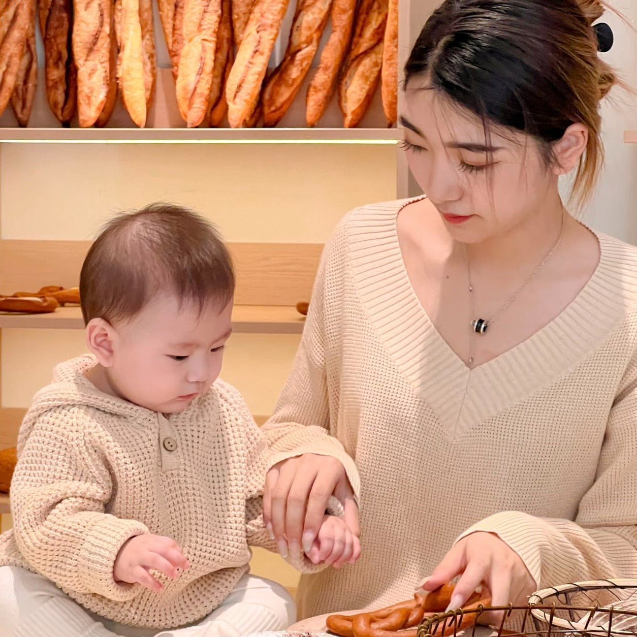 Baby Chunky Knit Sweater: Oversized Cable Knit Hoodie | Eotton Canada