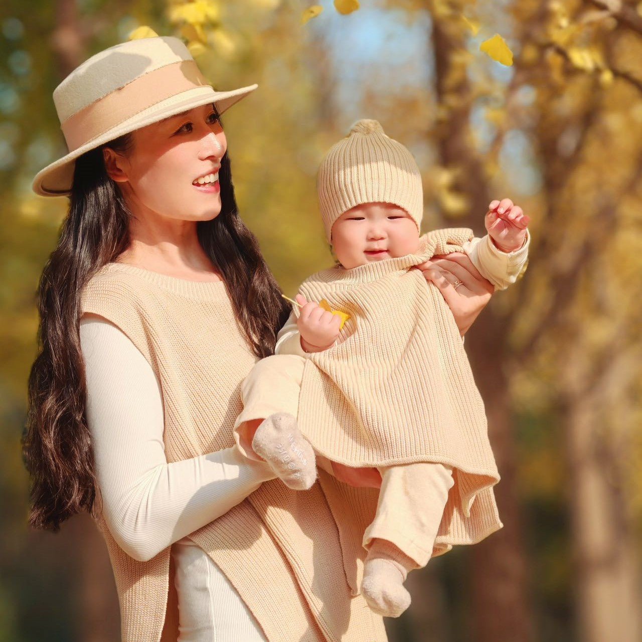 Oversized Baby Sweater Knitted Vest | Mommy & Me Matching | Eotton
