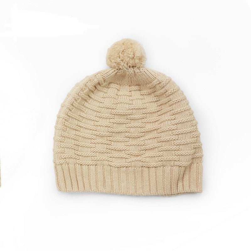 Organic Baby Pom Pom Hat | Cutest Newborn Ribbed Beanie | Eotton Canada