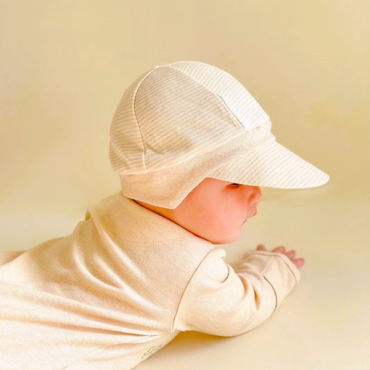 organic cotton baby hat, newborn trapper hat