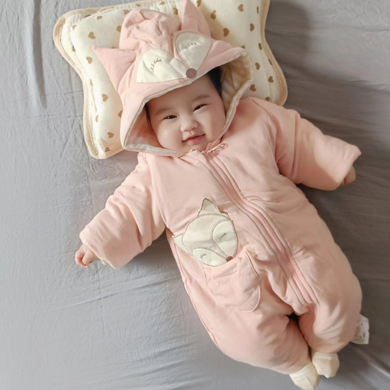 Newborn baby snowsuit best sale