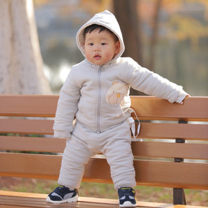 Best Infant Snowsuit For Boy | 2-Pieces Organic Newborn Winter Wear - EottonCanada