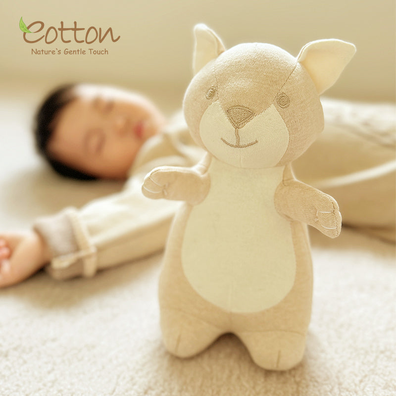 Best Baby Sleeping Partner Stuffed Animals Toy Squirrel with Baby in Sweet Dream | Eotton Canada