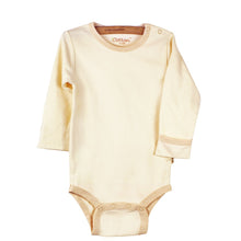 Load image into Gallery viewer, Organic Newborn Clothes: Long Sleeve Baby Bodysuit - Shoulder Snap | Eotton Canada
