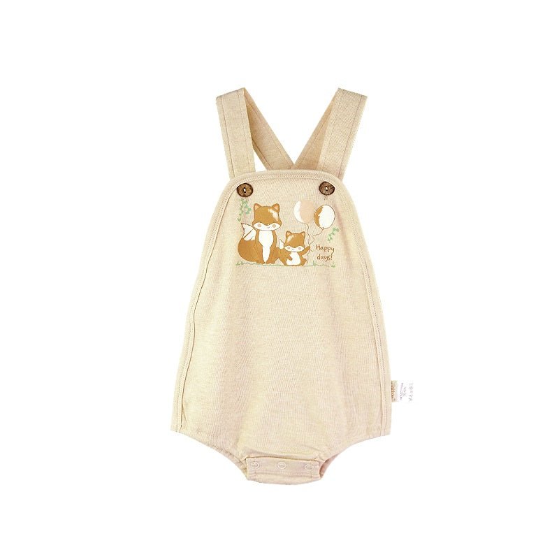 Gender Neutral Organic Baby Bodysuit | Adjustable Summer Romper