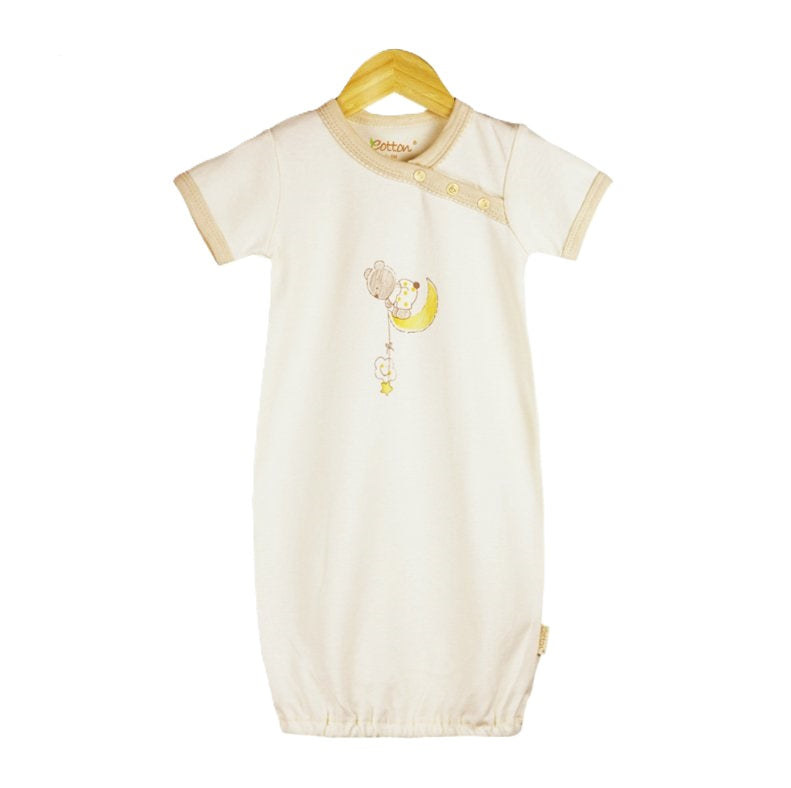 Short Sleeve Organic Baby Sleep Gown