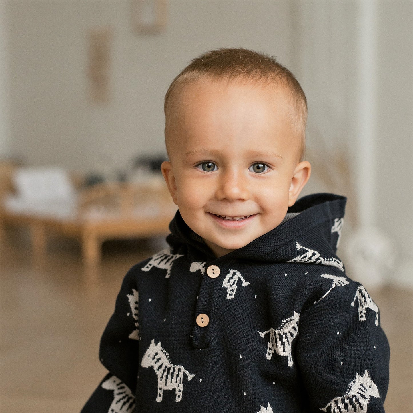 premium organic baby sweater hooded romper