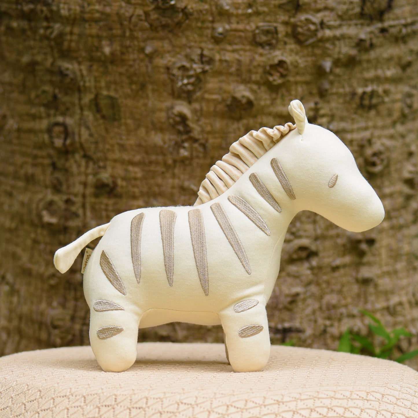 Non-Toxic Baby Toy Zebra | Japan-Standard Safe Organic Toys | Eotton Canada