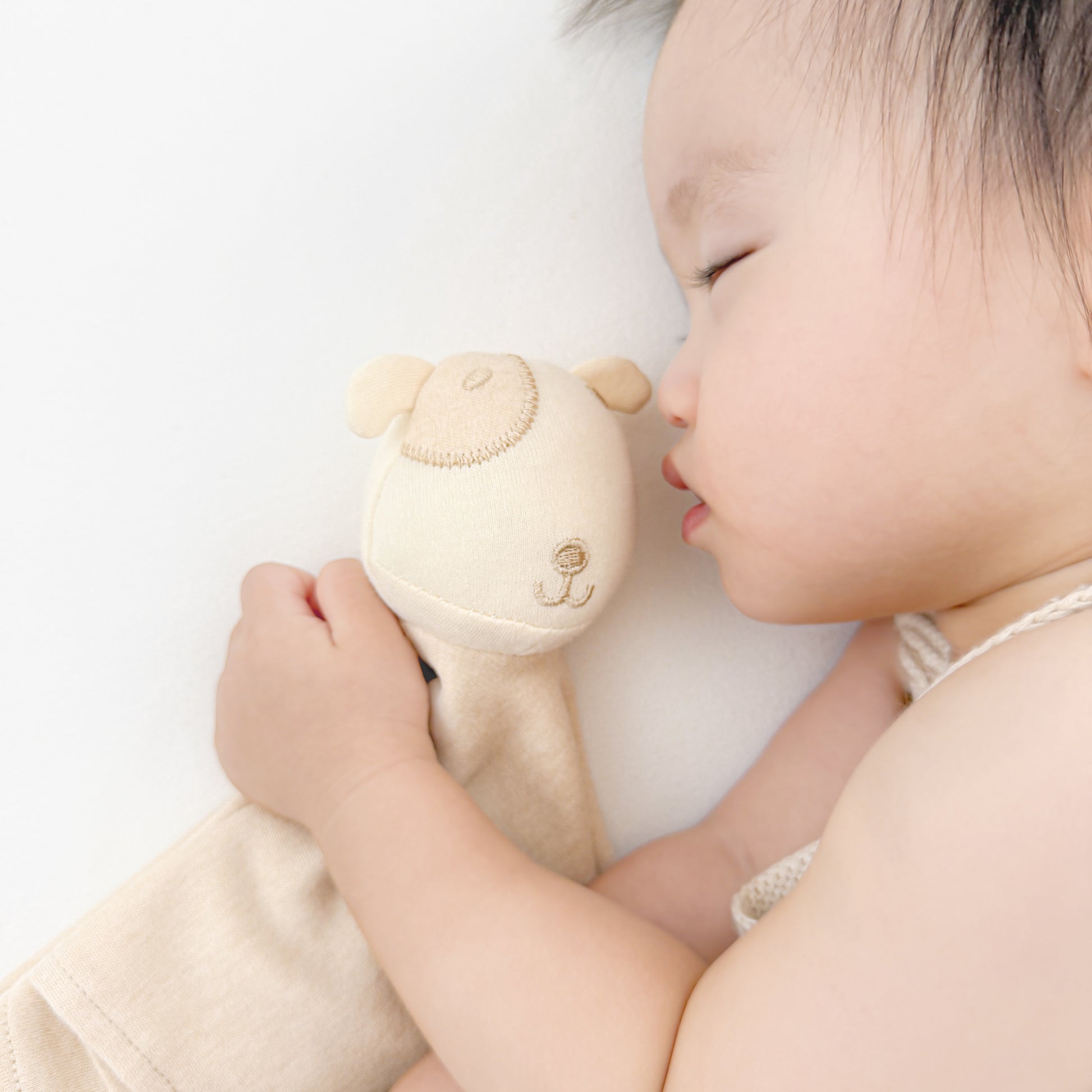Organic Infant Comforter | Puppy Cuddle Blanket | Eotton Canada
