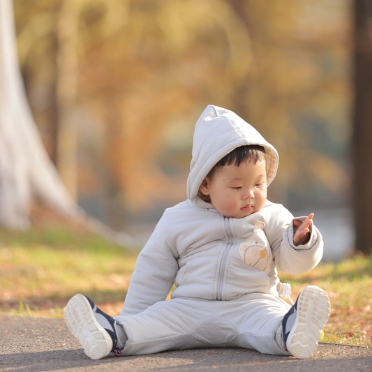 Organic Infant Snowsuit: 2-Pieces Boy Winter Clothes | Eotton Canada