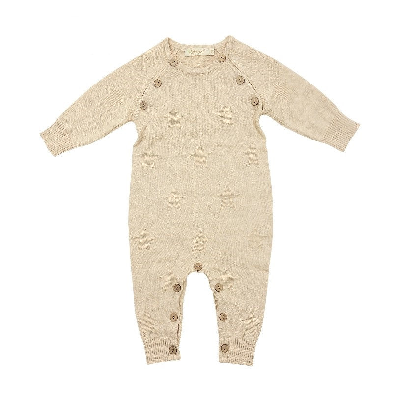 Organic Infant Summer Sweater | Lightweight Knit Romper
