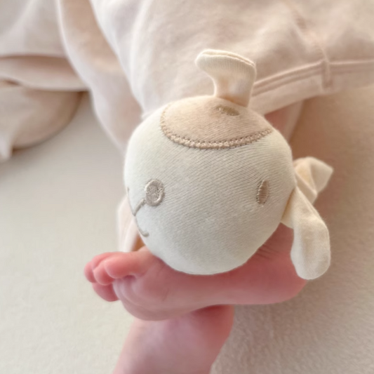 Organic Puppy Baby Rattle | Newborn Ankle Rattle | Eotton Canada