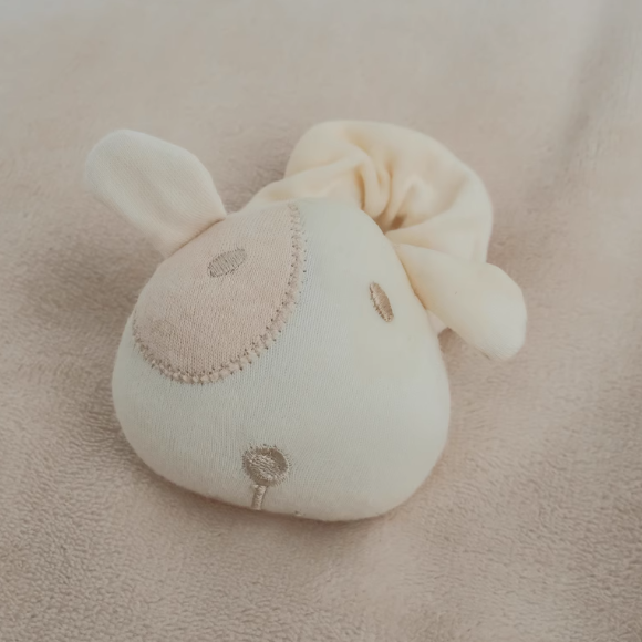 Organic Puppy Baby Rattle | Newborn Ankle Rattle | Eotton Canada