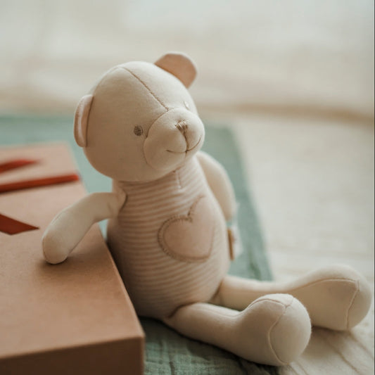cute organic baby toy | Stuffed Animal toy bear bro | Eotton Canada