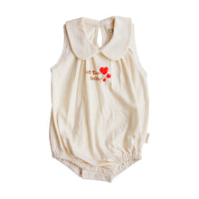 Load image into Gallery viewer, Love Baby Print Organic Cotton Baby Girl Bodysuit - EottonCanada
