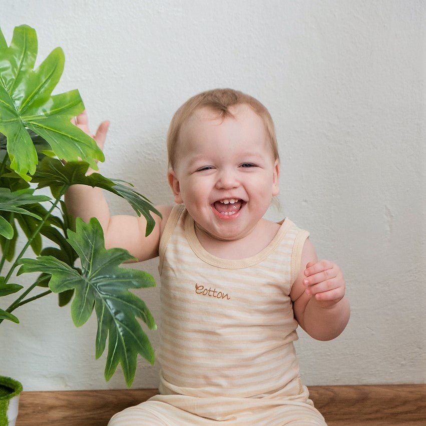 Baby Sleep Gown: Organic Cotton Sleeveless Newborn Sleeper | Eotton Canada
