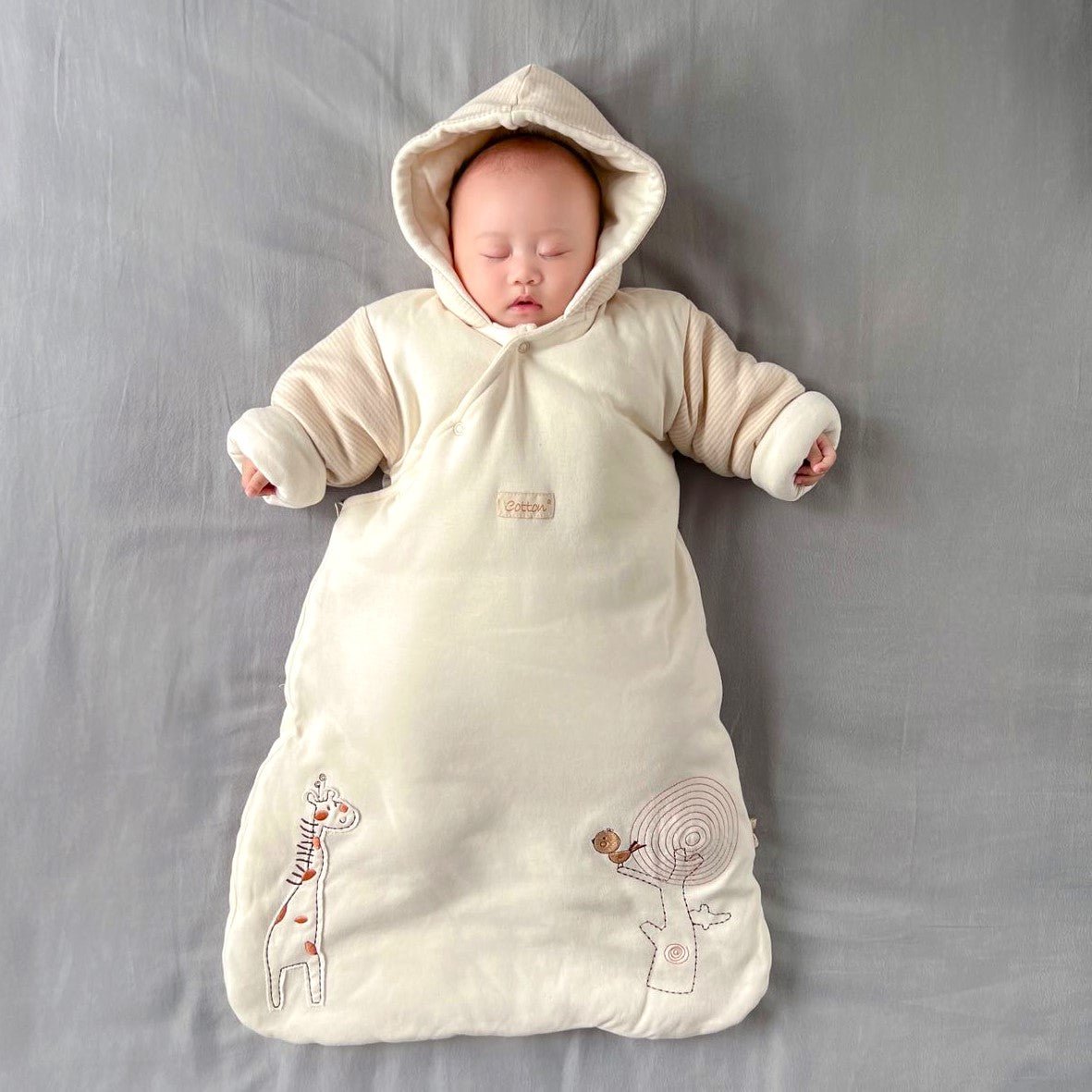 Organic Cotton Baby Sleep Sacks: Winter Infant Sleeping Bag