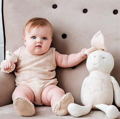 Organic Cotton Baby Sleeveless Onesies | Unisex Baby Clothes - EottonCanada