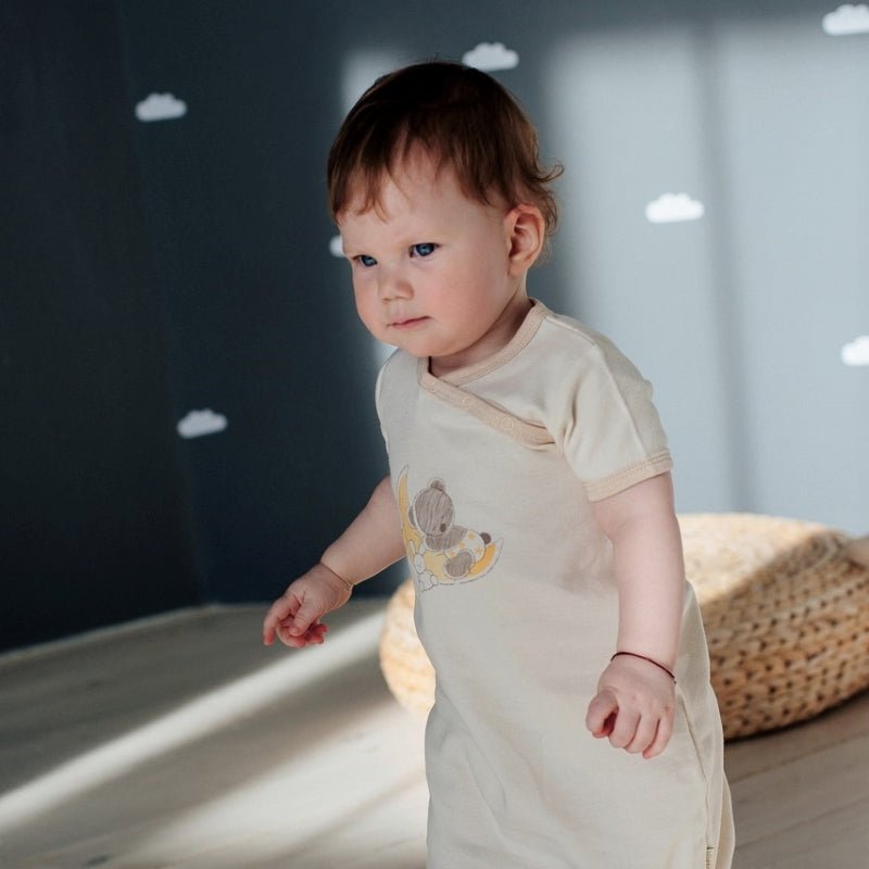 Buttery Soft Organic Baby Short Sleeves Romper