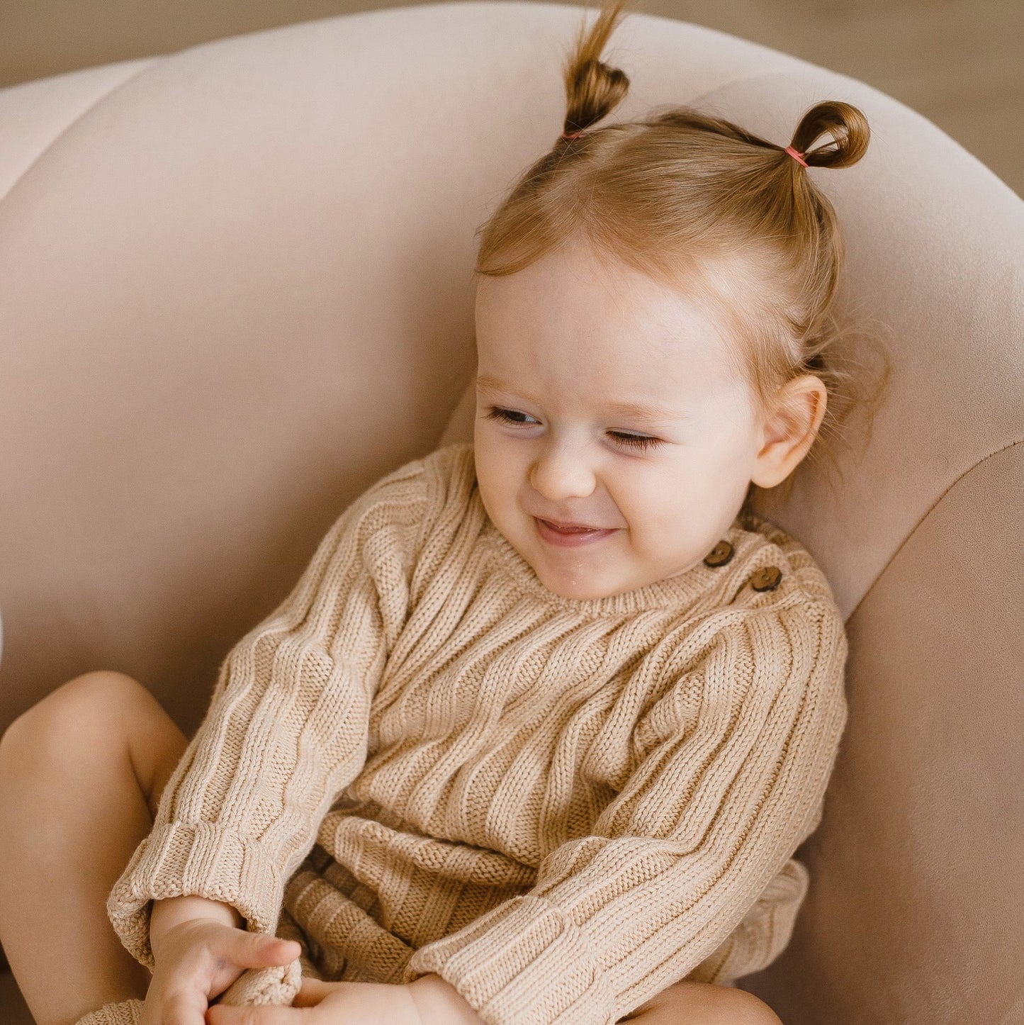 Best Gifts For 6 Month Old: Organic Cableknit Sweater Set