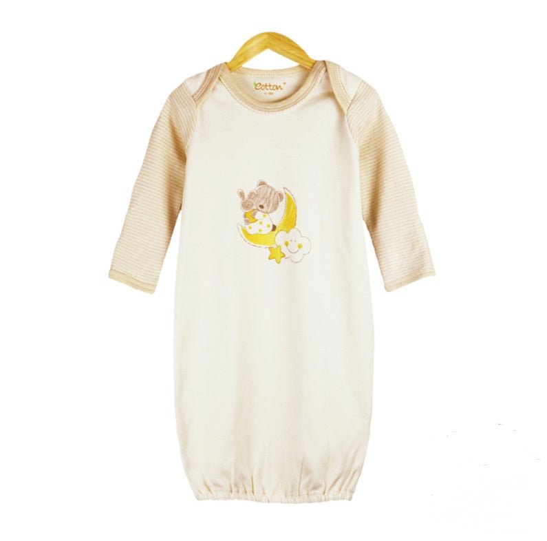 Organic Baby Sleep Gowns | Soft Easy-Change Newborn Sleepers | Eotton