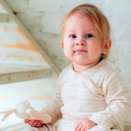 Soft Eczema-Friendly Designer Onesie | Long Sleeve Bodysuit | Eotton Canada