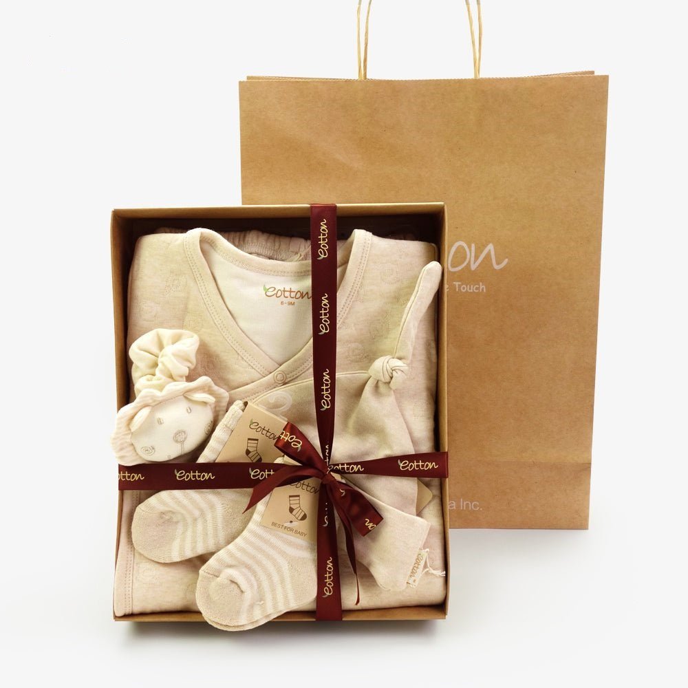 Soft Organic Baby Thermal Clothes Gift Box | Eotton Canada